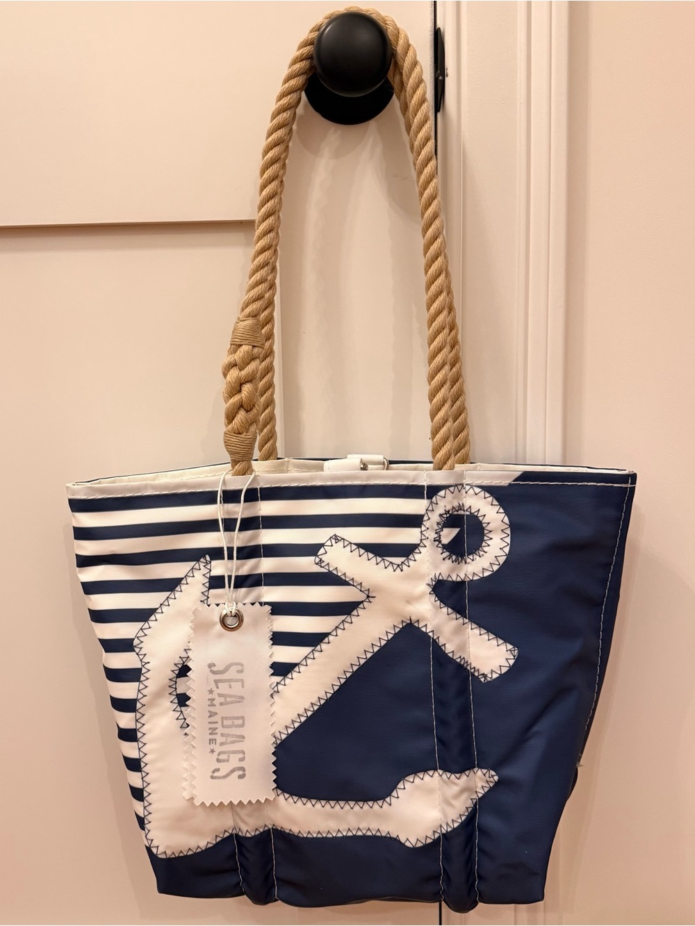 Sea Bags Breton Stripe Anchor Tote